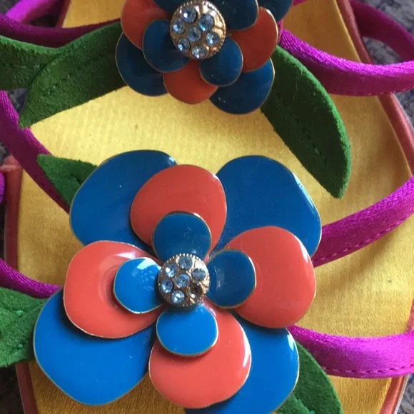Cute flower sandals. Made in Italy. Size 37 - Picture 6 of 6
